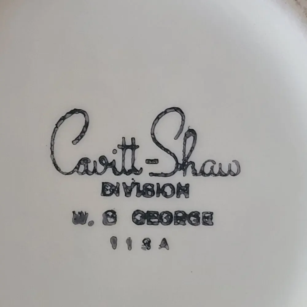 Vintage 30s Country Gentleman by Cavitt Shaw WS‎ George Sugar Bowl and Creamer